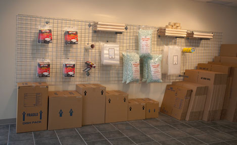 Packing supplies are available for purchase at our office.